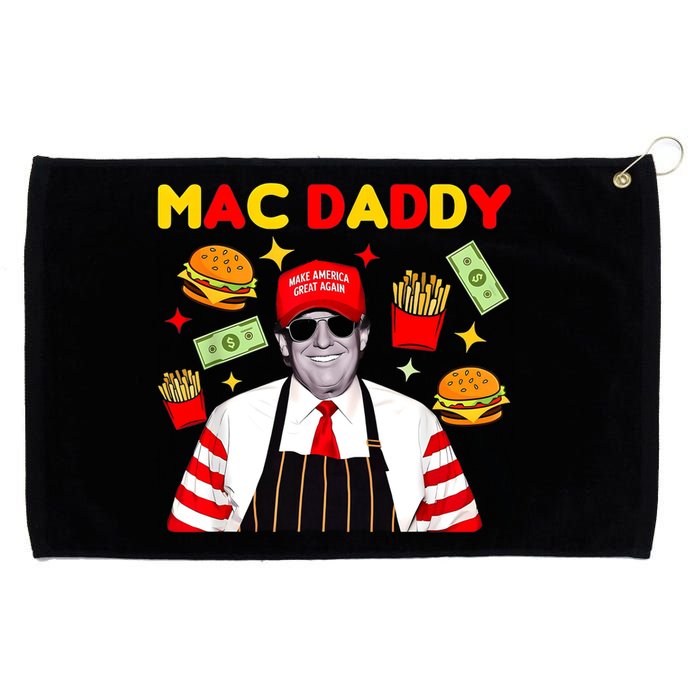 Funny Trump Fries Making Fries Mac Daddy Grommeted Golf Towel