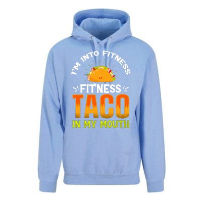 Fitness Taco Fun Quote Unisex Surf Hoodie