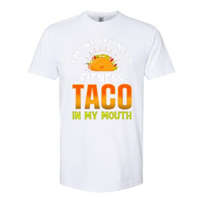 Fitness Taco Fun Quote Softstyle CVC T-Shirt