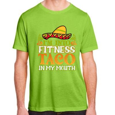 Fitness Taco Fun Quote Adult ChromaSoft Performance T-Shirt