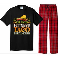 Fitness Taco Fun Quote Pajama Set