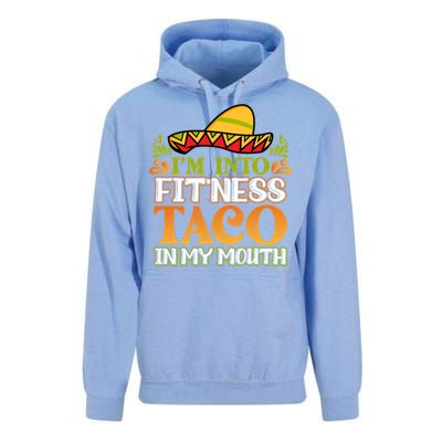 Fitness Taco Fun Quote Unisex Surf Hoodie