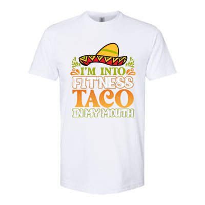 Fitness Taco Fun Quote Softstyle® CVC T-Shirt