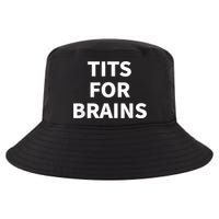 Funny Tits For Brains Sarcasm Saying Feminist Cool Comfort Performance Bucket Hat