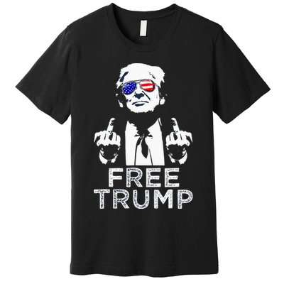 Free Trump Free Donald Trump 2024 Premium T-Shirt