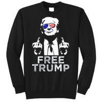 Free Trump Free Donald Trump 2024 Tall Sweatshirt