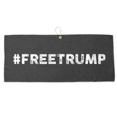 Free Trump Free Donald Trump 2024 Large Microfiber Waffle Golf Towel