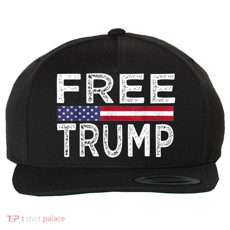 Free Trump, Free Donald Trump 2024 Wool Snapback Cap