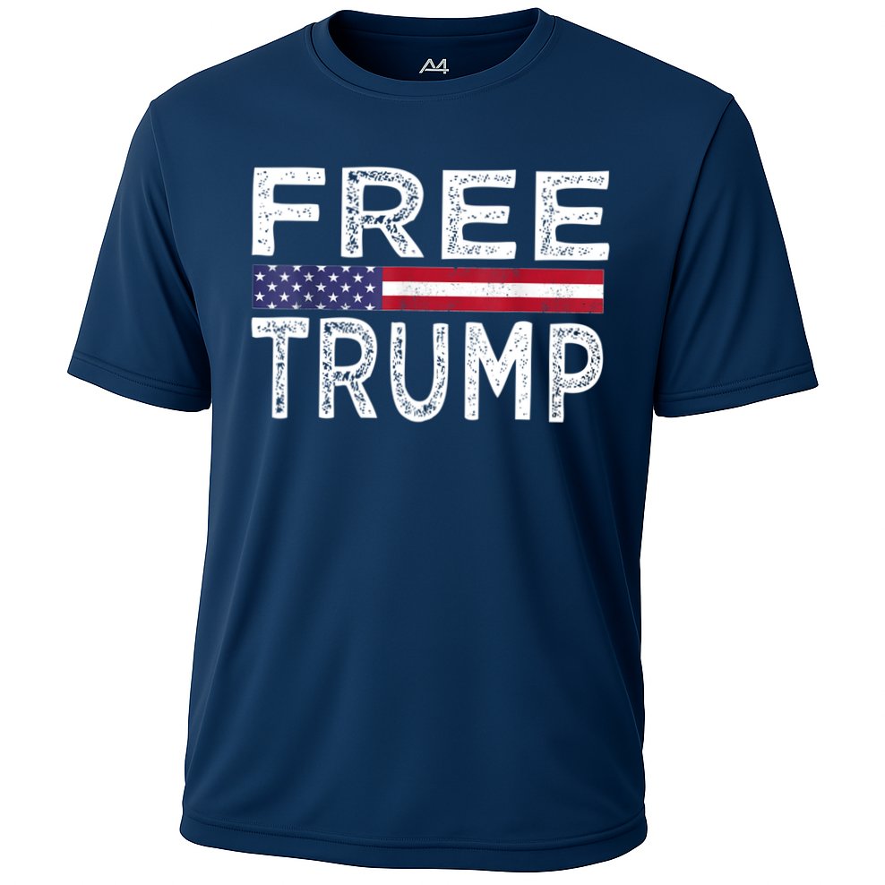 Free Trump, Free Donald Trump 2024 Cooling Performance Crew T-Shirt