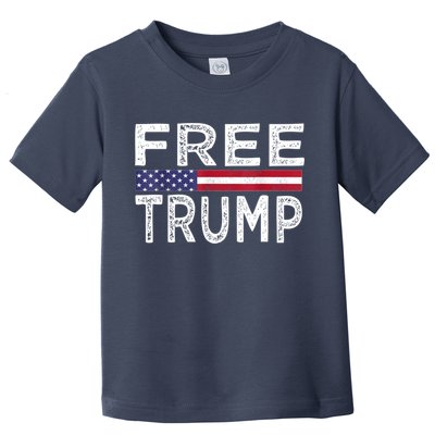 Free Trump, Free Donald Trump 2024 Toddler T-Shirt