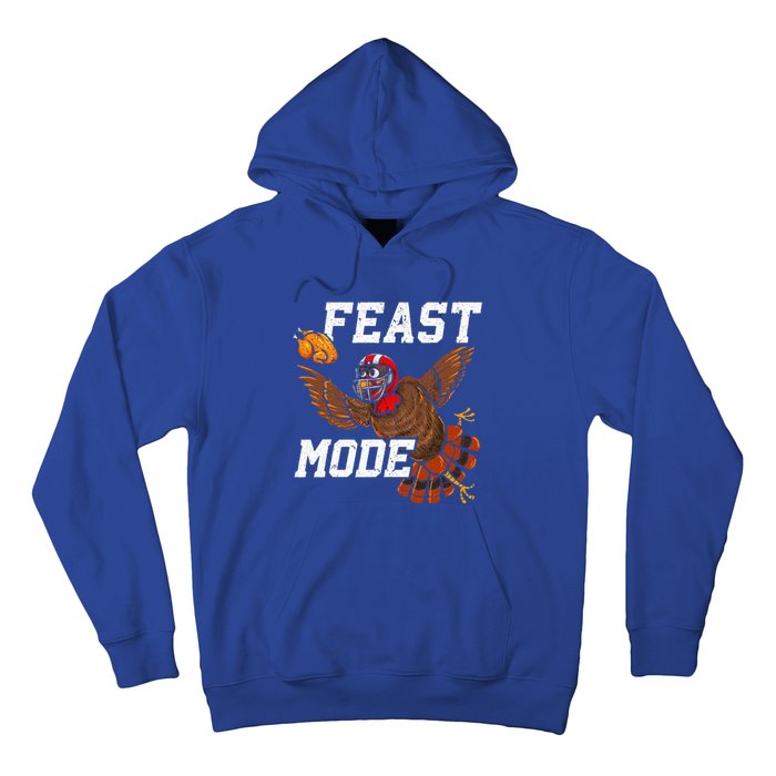 Football Thanksgiving Feast Mode Turkey Thanksgiving Hoodie