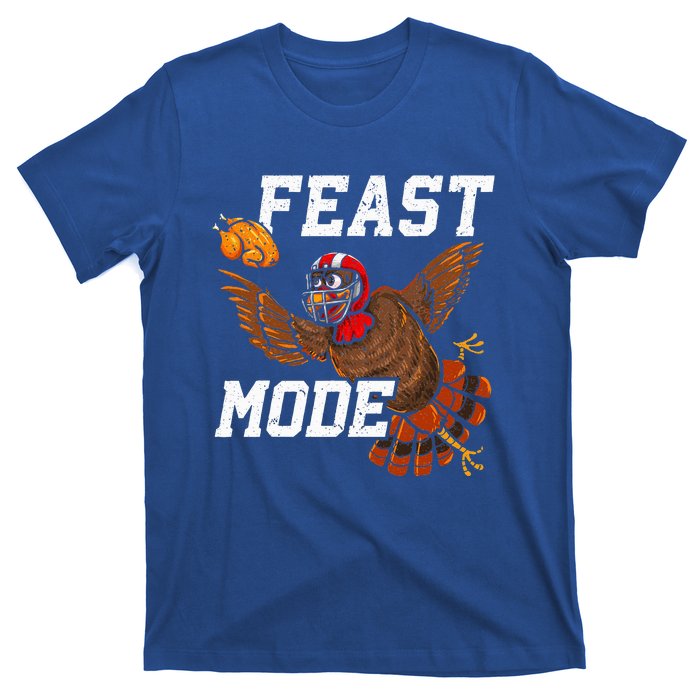 Football Thanksgiving Feast Mode Turkey Thanksgiving T-Shirt