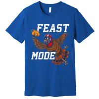 Football Thanksgiving Feast Mode Turkey Thanksgiving Premium T-Shirt