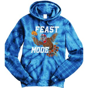 Football Thanksgiving Feast Mode Turkey Thanksgiving Tie Dye Hoodie