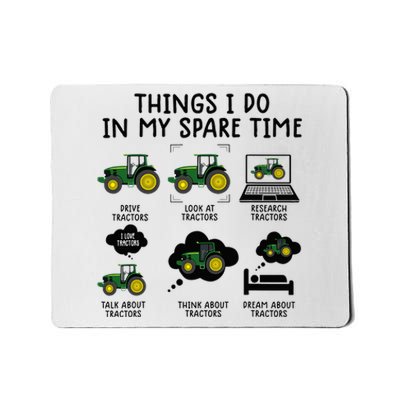 Funny Tractor Farming For Kids Farmer Mousepad