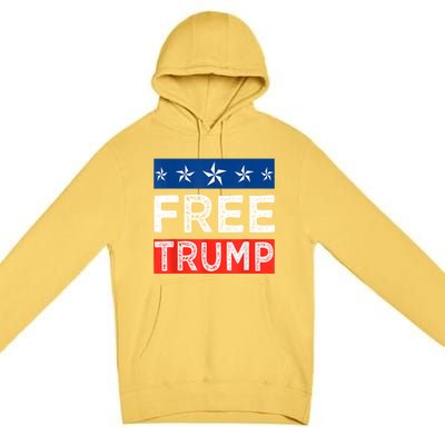 Free Trump, Free Donald Trump 2024 Premium Pullover Hoodie