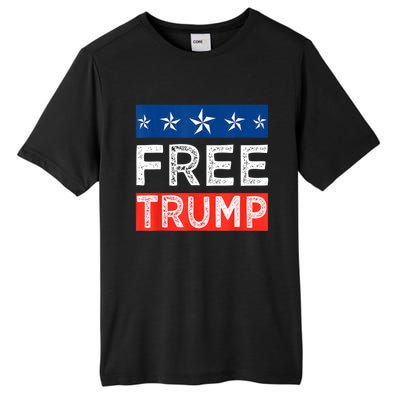 Free Trump, Free Donald Trump 2024 Tall Fusion ChromaSoft Performance T-Shirt