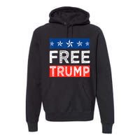 Free Trump, Free Donald Trump 2024 Premium Hoodie