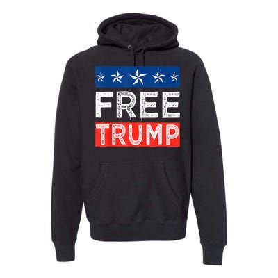 Free Trump, Free Donald Trump 2024 Premium Hoodie