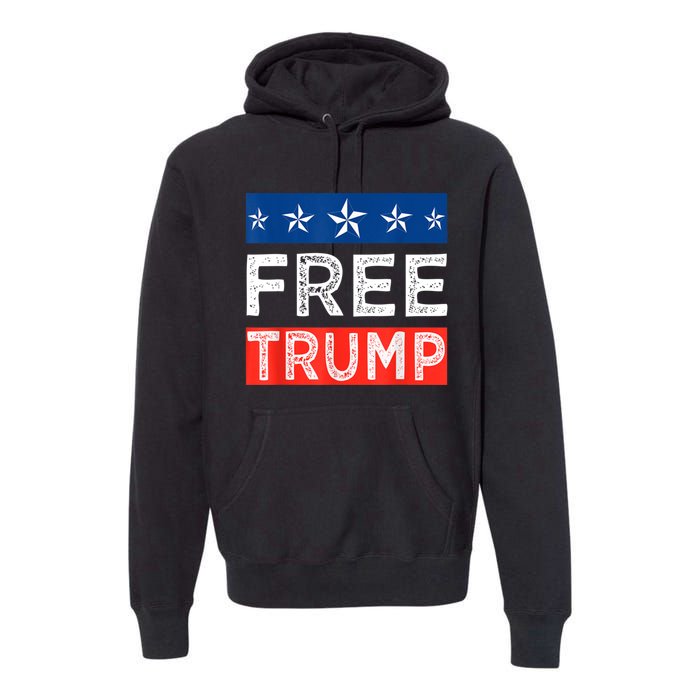 Free Trump, Free Donald Trump 2024 Premium Hoodie