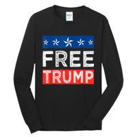 Free Trump, Free Donald Trump 2024 Tall Long Sleeve T-Shirt