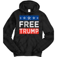 Free Trump, Free Donald Trump 2024 Tie Dye Hoodie