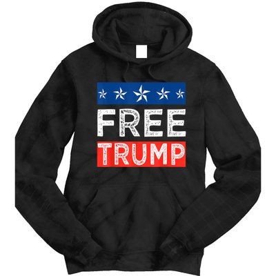 Free Trump, Free Donald Trump 2024 Tie Dye Hoodie