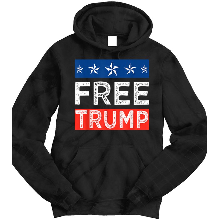 Free Trump, Free Donald Trump 2024 Tie Dye Hoodie