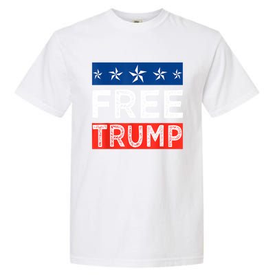 Free Trump, Free Donald Trump 2024 Garment-Dyed Heavyweight T-Shirt