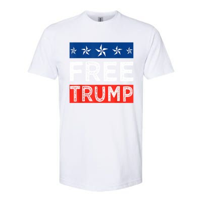 Free Trump, Free Donald Trump 2024 Softstyle CVC T-Shirt