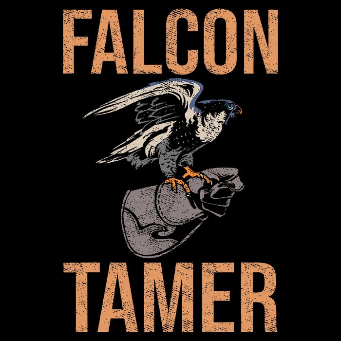 Falcon Tamer Falconry Trainer Hawker Ornithology Falconry Cooling Performance Crew T-Shirt