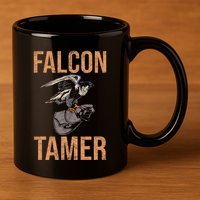 Falcon Tamer Falconry Trainer Hawker Ornithology Falconry 11oz C Handle Ceramic Mug