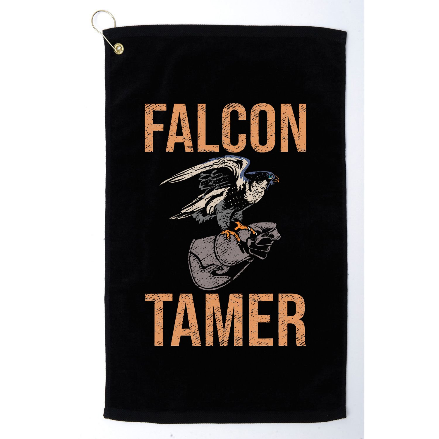 Falcon Tamer Falconry Trainer Hawker Ornithology Falconry Golf Towel