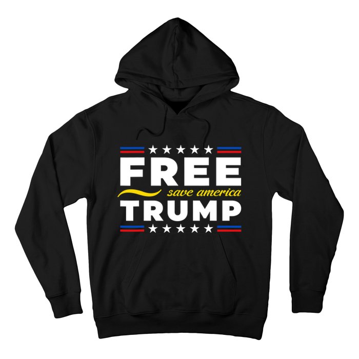 Free Trump Free Donald Trump 2024 Hoodie