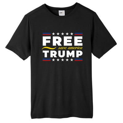 Free Trump Free Donald Trump 2024 Tall Fusion ChromaSoft Performance T-Shirt