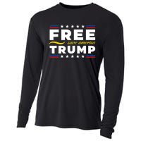 Free Trump Free Donald Trump 2024 Cooling Performance Long Sleeve Crew