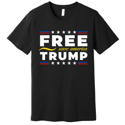 Free Trump Free Donald Trump 2024 Premium T-Shirt