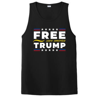 Free Trump Free Donald Trump 2024 PosiCharge Competitor Tank