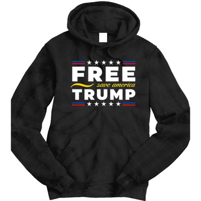 Free Trump Free Donald Trump 2024 Tie Dye Hoodie