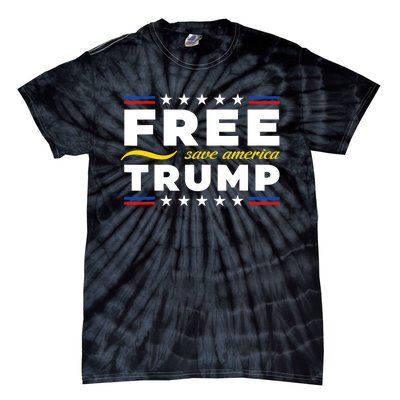 Free Trump Free Donald Trump 2024 Tie-Dye T-Shirt