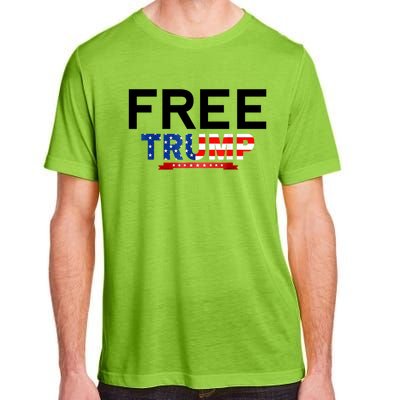 Free Trump, Free Donald Trump 2024 Adult ChromaSoft Performance T-Shirt