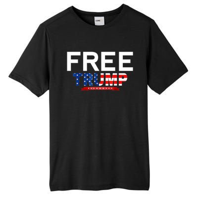 Free Trump, Free Donald Trump 2024 Tall Fusion ChromaSoft Performance T-Shirt