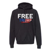 Free Trump, Free Donald Trump 2024 Premium Hoodie