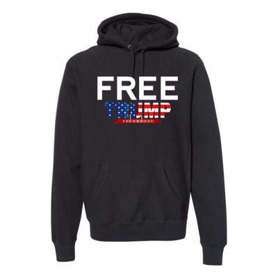 Free Trump, Free Donald Trump 2024 Premium Hoodie