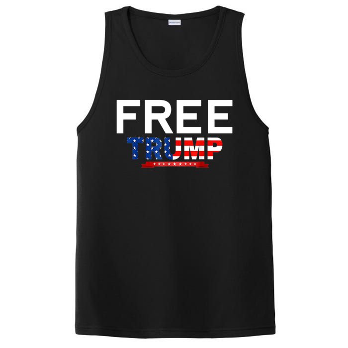 Free Trump, Free Donald Trump 2024 PosiCharge Competitor Tank