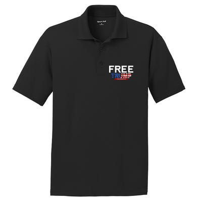 Free Trump, Free Donald Trump 2024 PosiCharge RacerMesh Polo