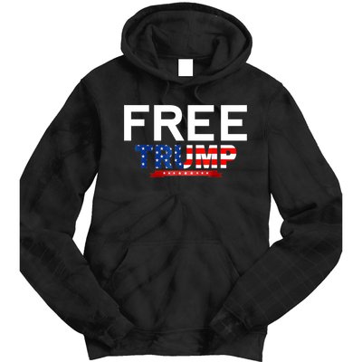 Free Trump, Free Donald Trump 2024 Tie Dye Hoodie