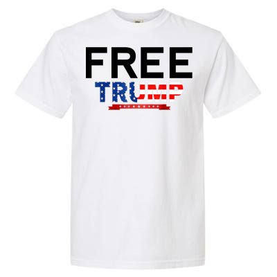 Free Trump, Free Donald Trump 2024 Garment-Dyed Heavyweight T-Shirt