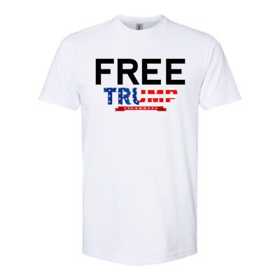 Free Trump, Free Donald Trump 2024 Softstyle CVC T-Shirt