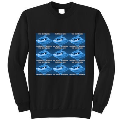 Funny That Feeling When Knee Surgery Is Tomorrow Meme Sweatshirt